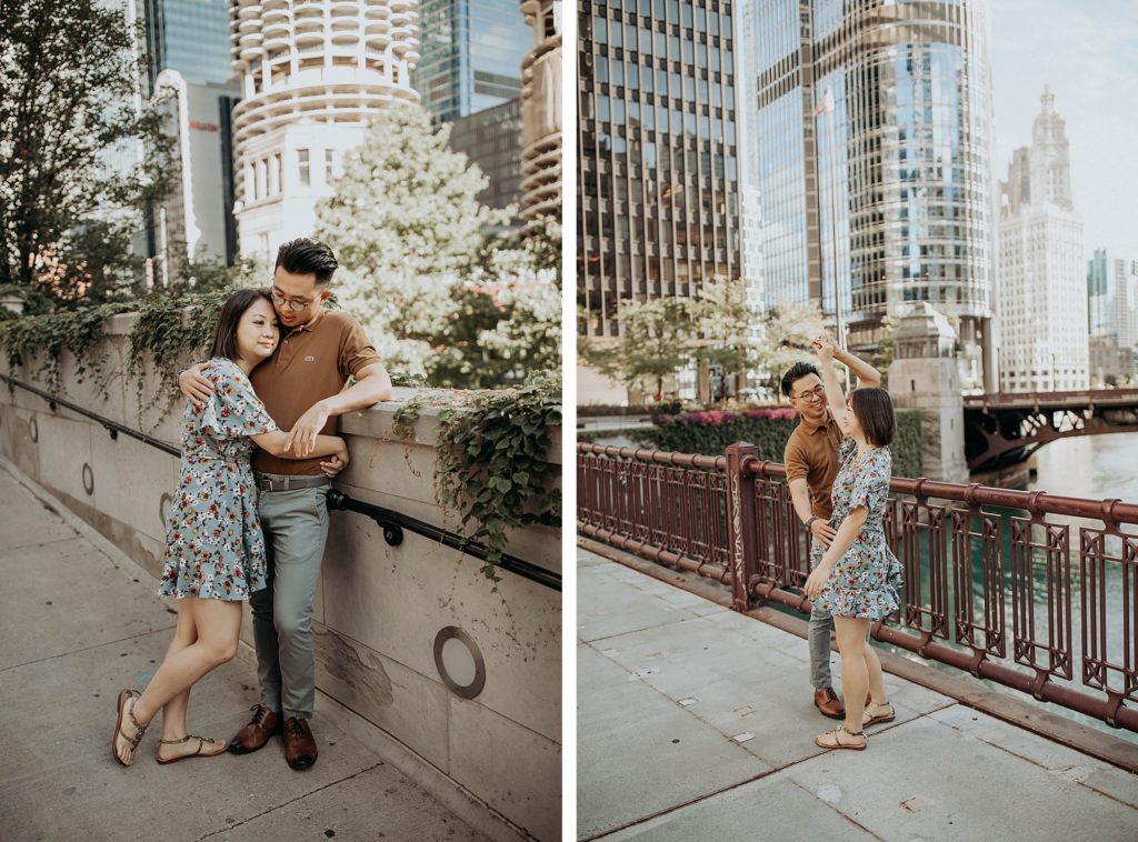 Chicago River North Couples Shoot